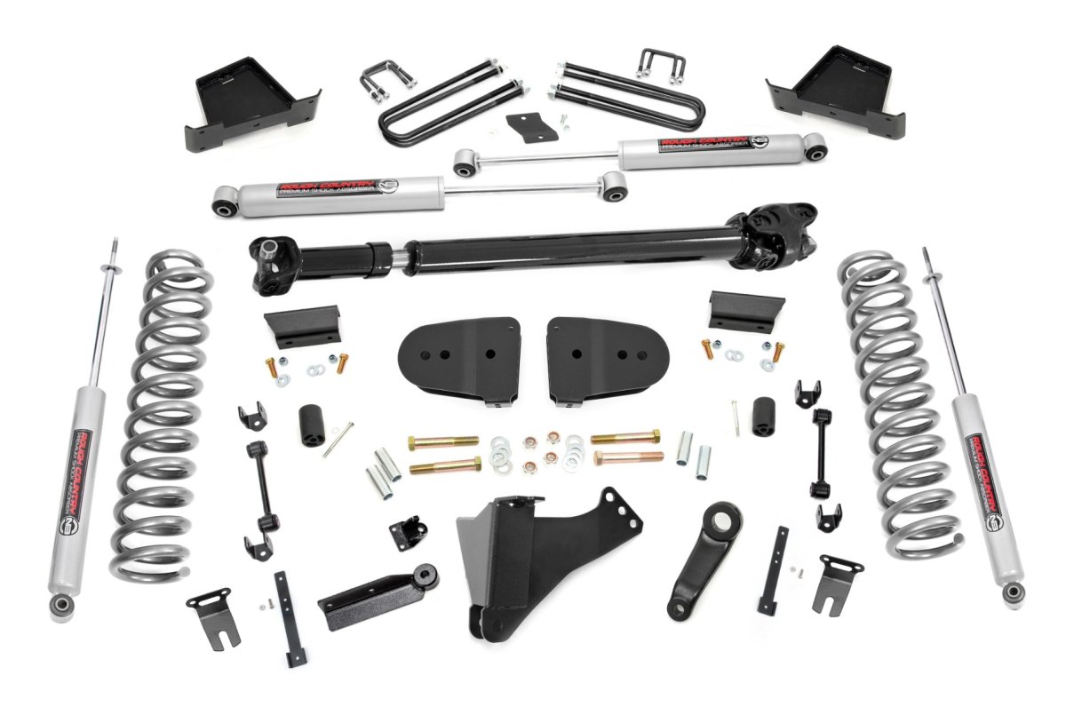Ford F-250 Super Duty Suspension Lift Kit - Rough Country - 6 Inch Lift Kit - '23-'24